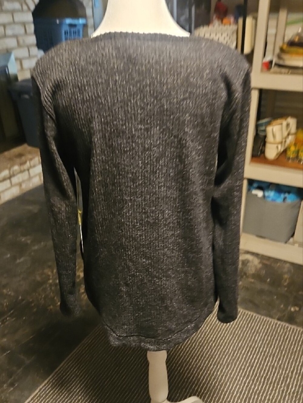 Misia Charcoal Gray Knit Sweater - Picture 4 of 6